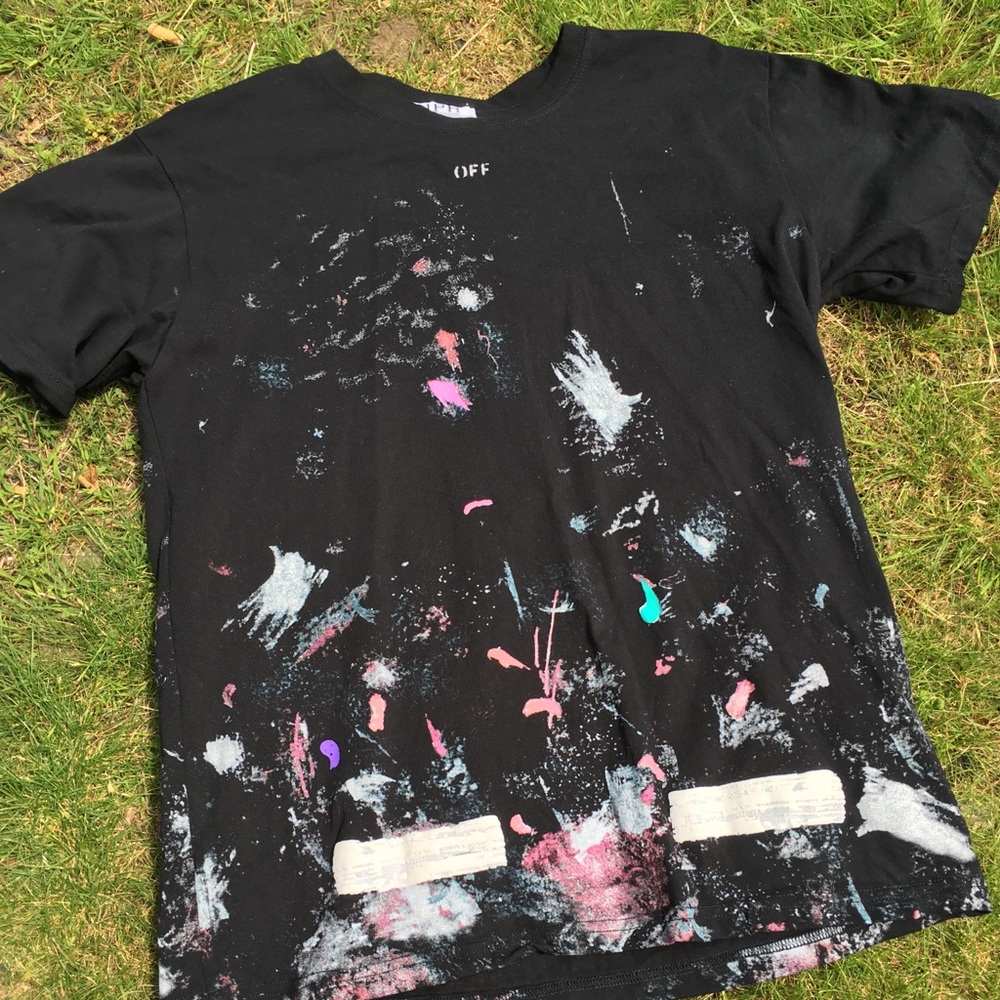 Awesome paint dripped t from NPH®️